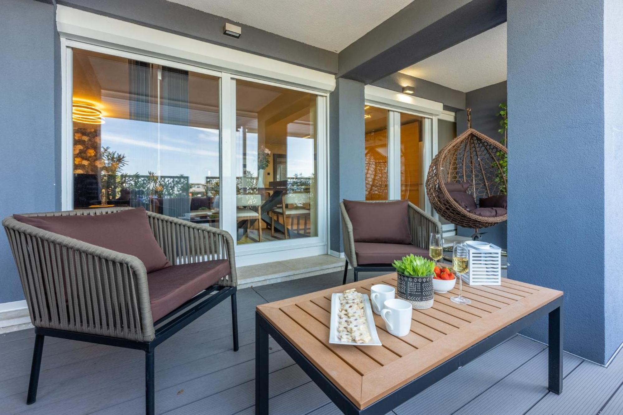 Panoramica Apartment With Whirlpool Цриквениця Екстер'єр фото